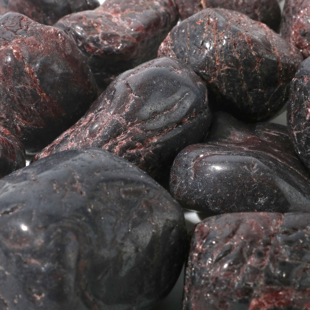 Garnet A Tumbled Stone - Free Form - 1lb