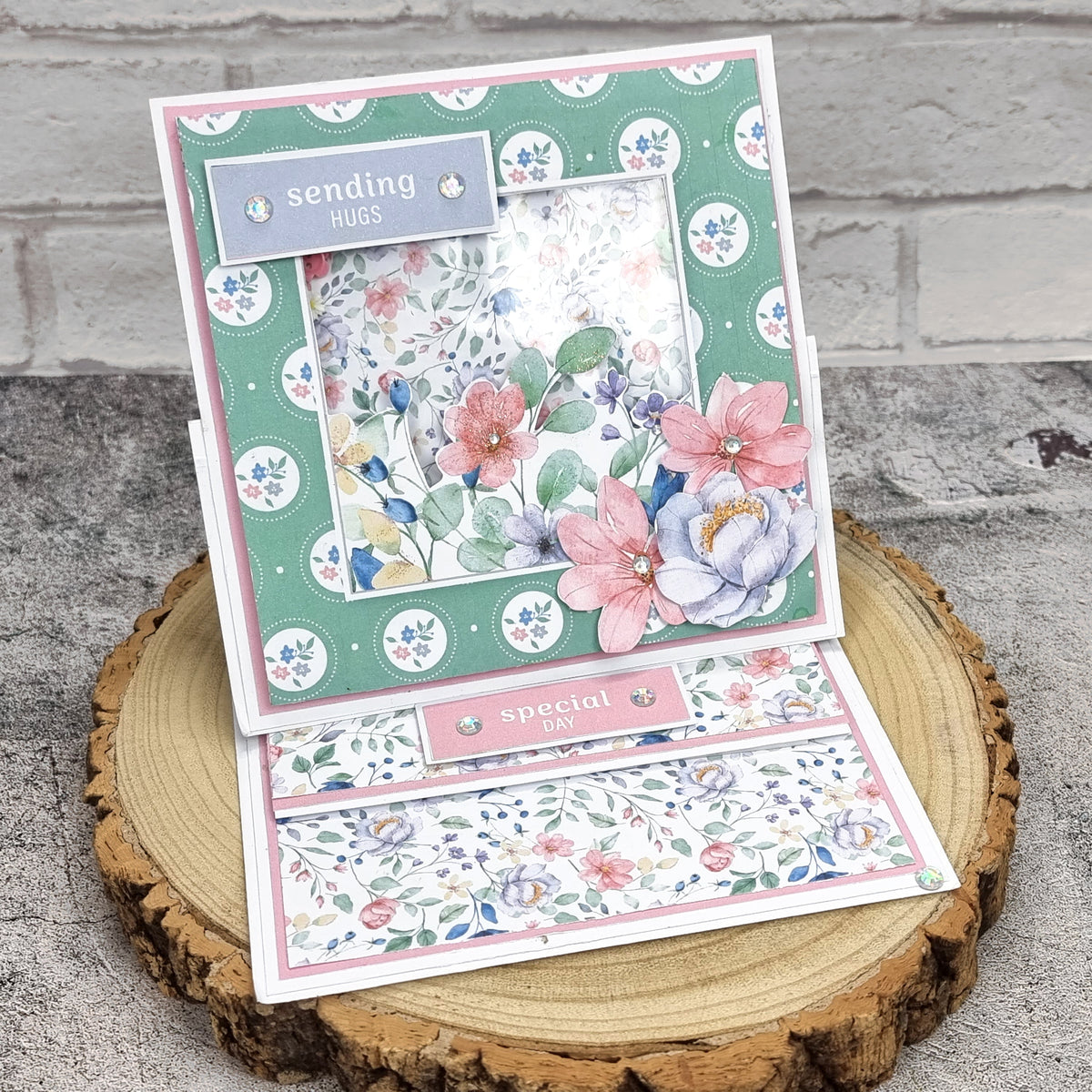 The Paper Boutique Sunny Gardens 8 in x 8 in Decorative Paper Pad