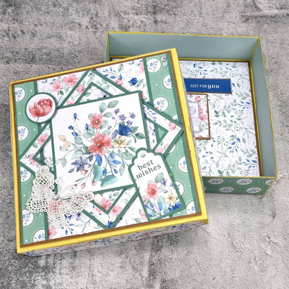 The Paper Boutique Sunny Gardens 8 in x 8 in Instant Card Pad
