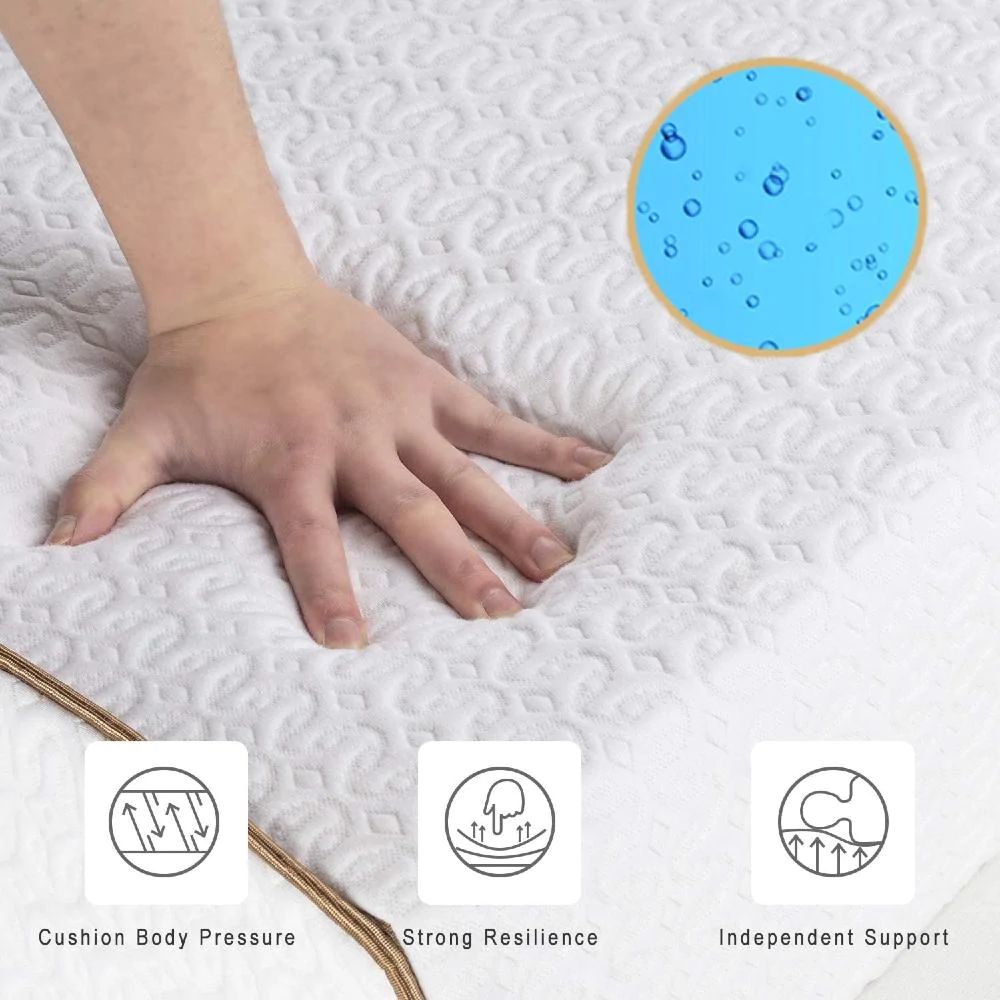 UltraFlex® LEISURE Orthopädische, intelligente Gel-Memory-Schaum, umweltfreundliche Matratze (Hergestellt in Kanada)