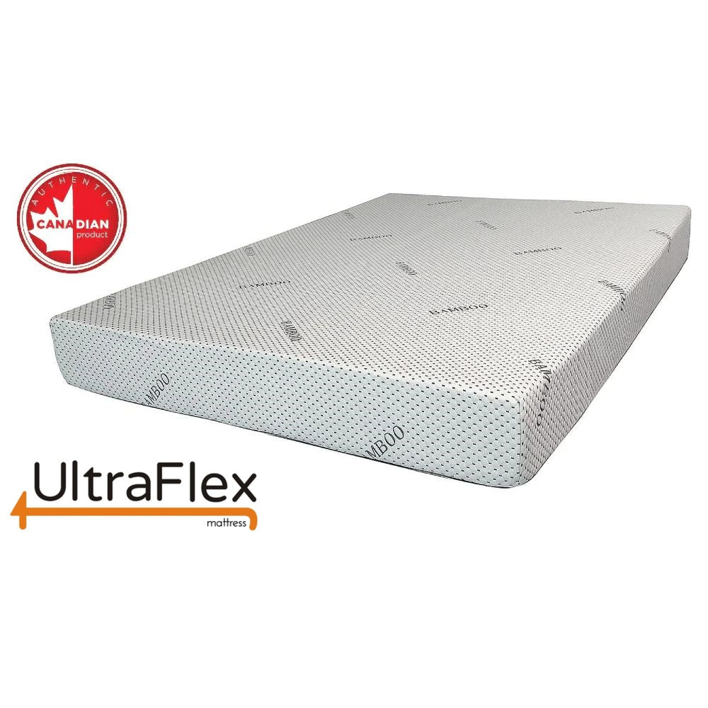 UltraFlex® LEISURE Orthopädische Smart Gel Memory Foam umweltfreundliche Matratze mit wasserdichtem Matratzenbezug (Hergestellt in Kanada)