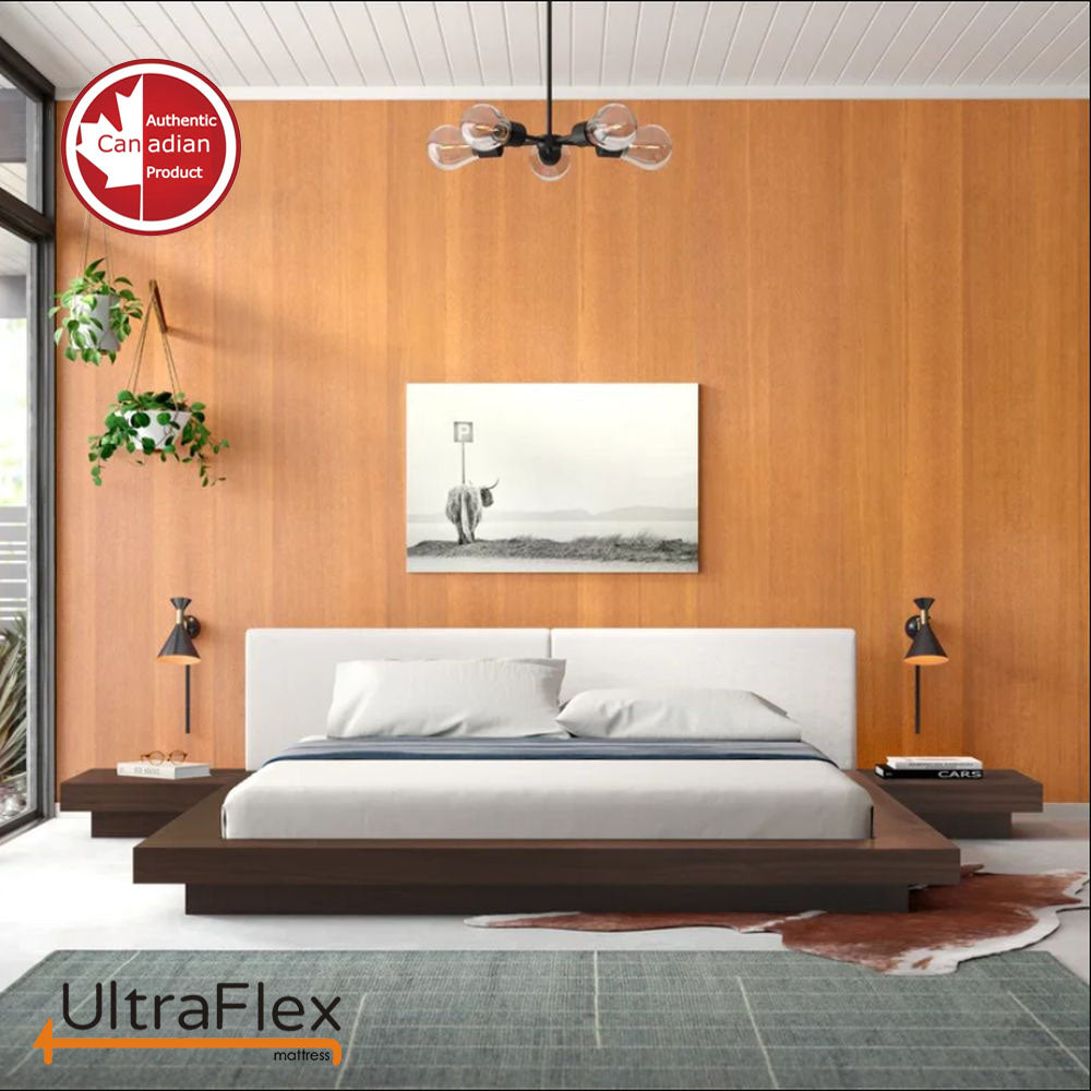 UltraFlex® ZENITH – Hochelastischer, druckentlastender Soja-Schaumstoff, temperaturregulierendes Kühlgel, Wirbelsäulenpflege, orthopädische Matratze mit Körperstützzonen, umweltfreundliche Matratze (Hergestellt in Kanada)