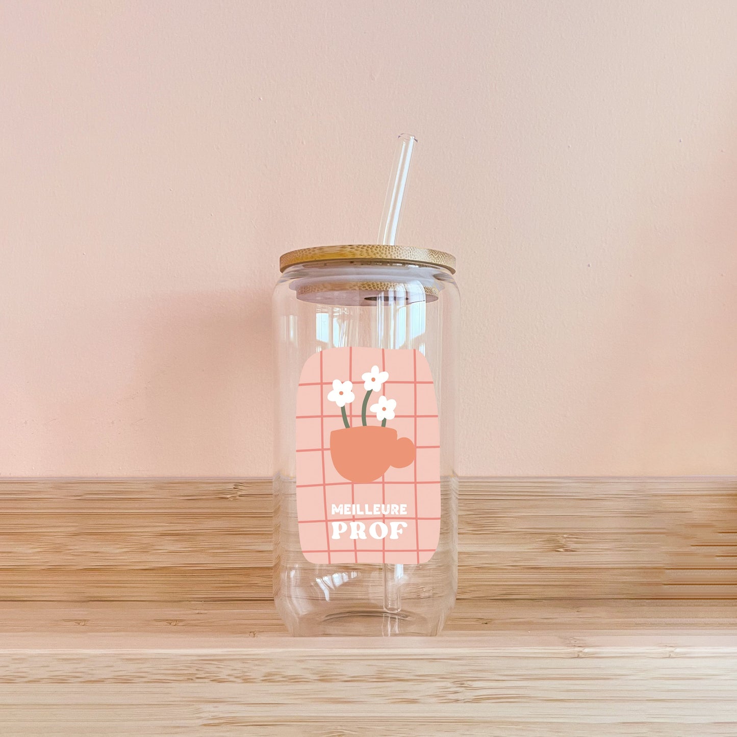 Glass - best prof cup orange