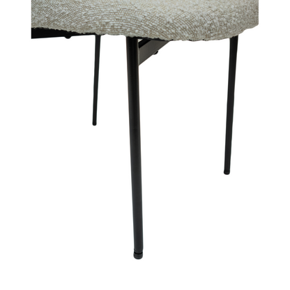 Sashi Dining Chair - Linen Boucle'