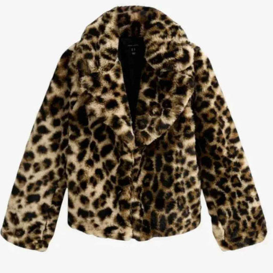 Veste léopard New Look