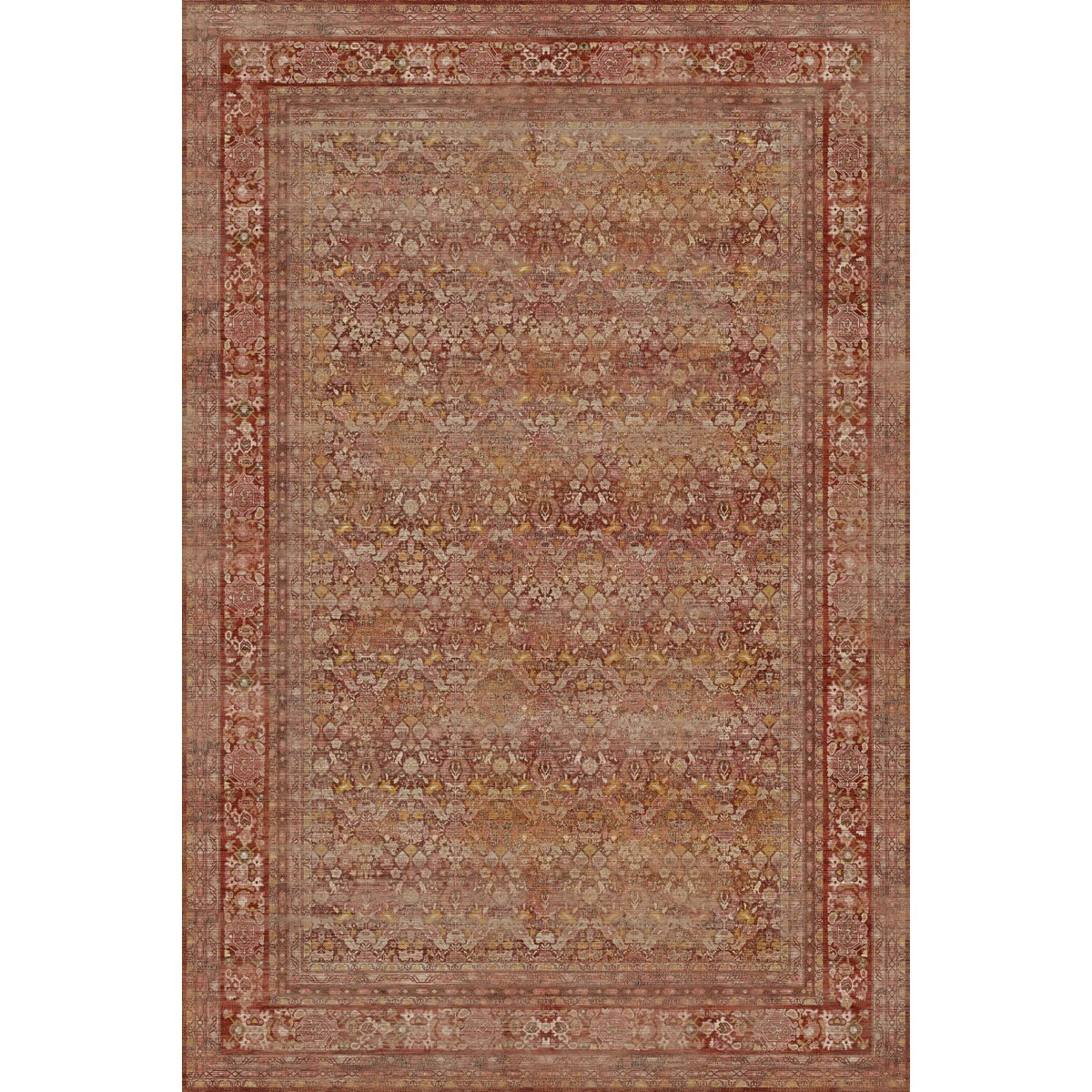 Copera Orange Multi-Teppich