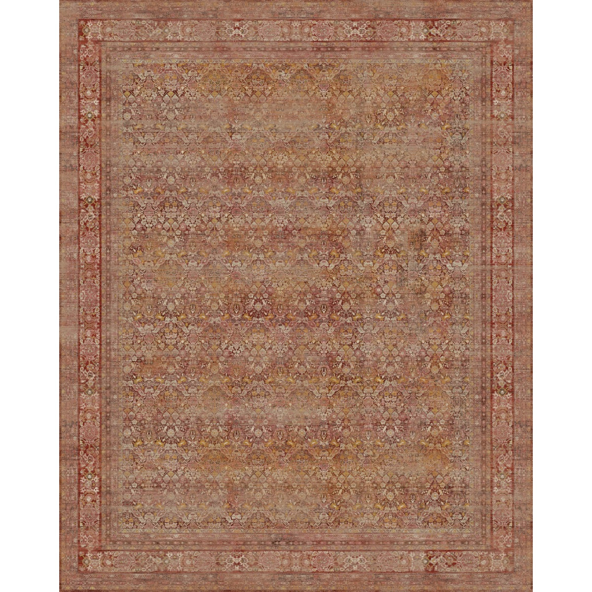 Copera Orange Multi-Teppich