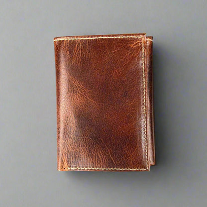 Men’s Slim Trifold Cow Leather Wallet