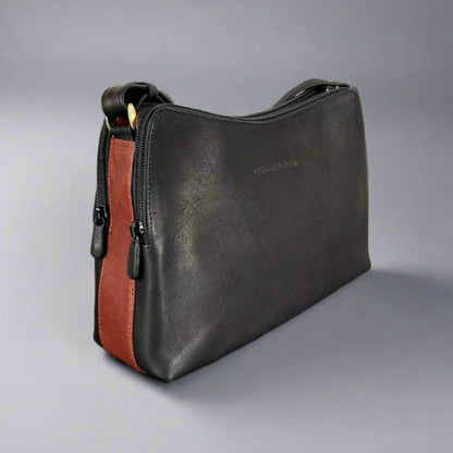 Derek Alexander Leather Crossbody Bag