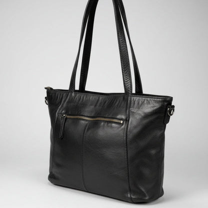 MET Leather Handbag for Women.Tote with Dual Handles