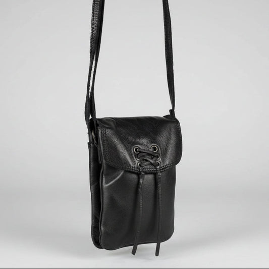 MET Leather Crossbody Phone Bag