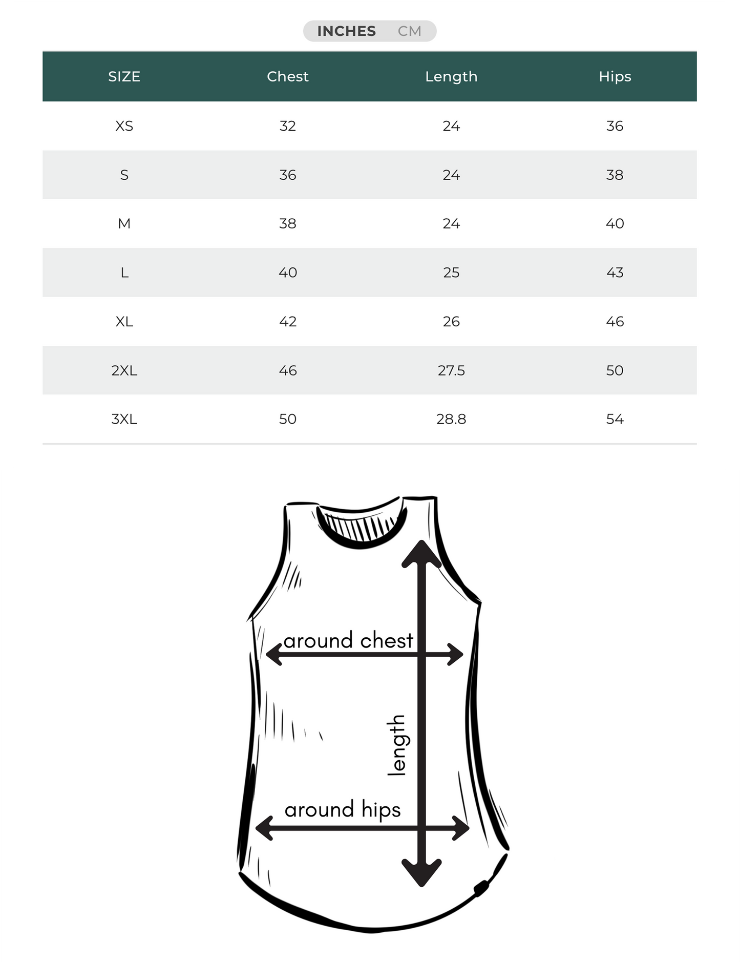 Women's Relaxed Tank - Blank Apparel - Green