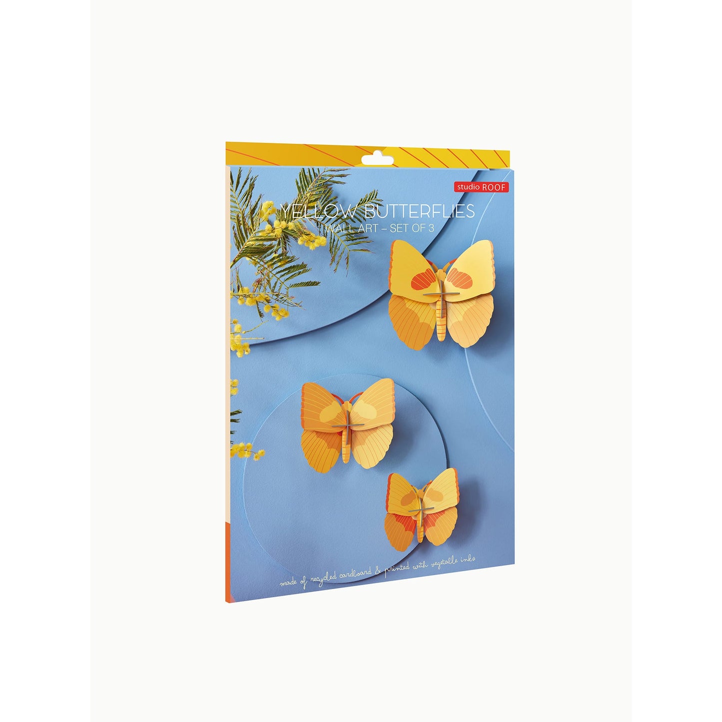 Gelbe Schmetterlinge<br> 3er-Set