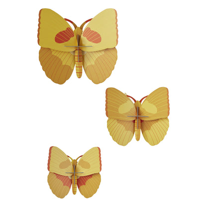 Gelbe Schmetterlinge<br> 3er-Set