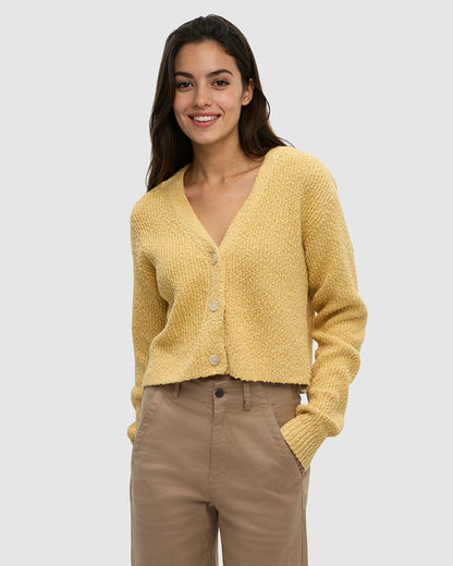 Poplar-Strickjacke
