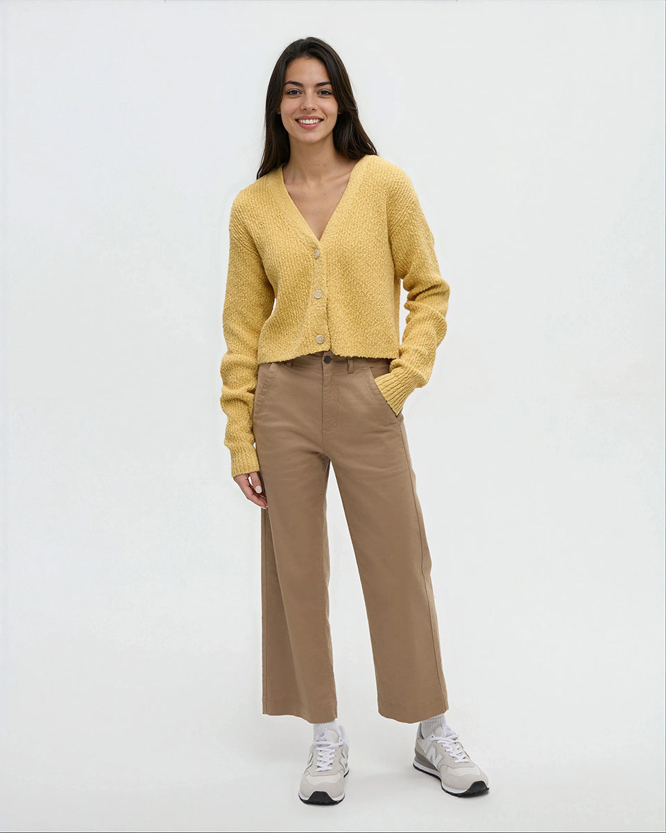 Poplar-Strickjacke