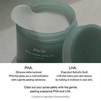 Abib Pine Needle Pore Pad Clear Touch 145ml / 60pads