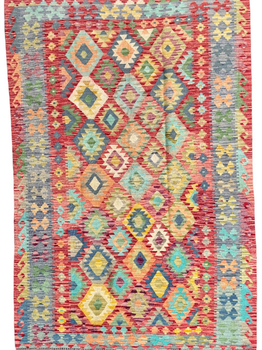 Afghan Maimana Kelim Teppich | 1,85 x 2,82 m