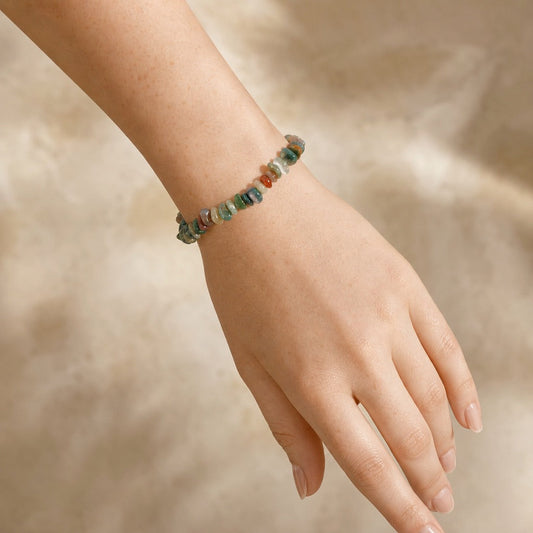 Agate India Chip Bracelet