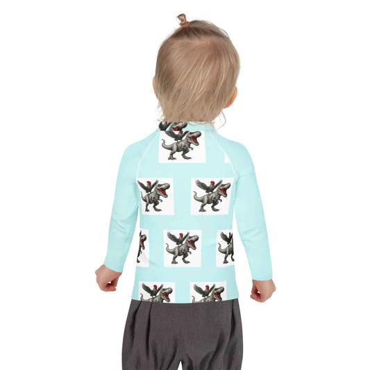 Chickasaurous Kids Rash Guard