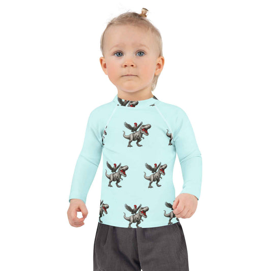 Chickasaurous Kids Rash Guard