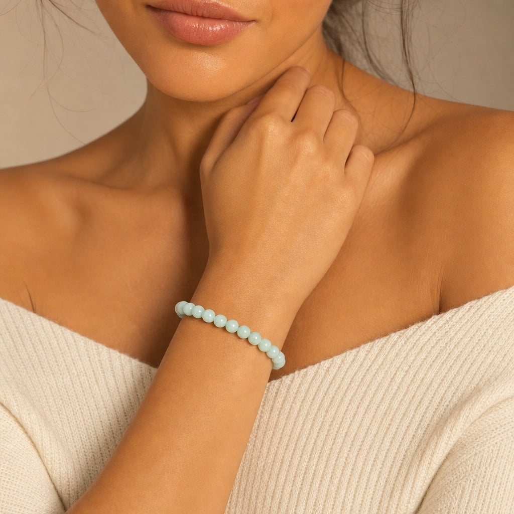 Amazonite Bead Bracelet