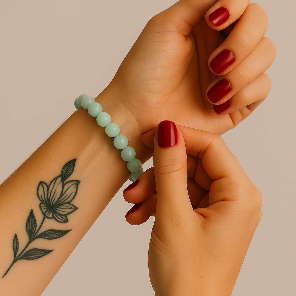 Amazonite Bead Bracelet