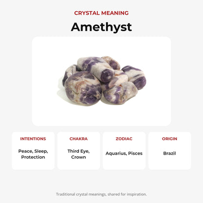 Amethyst Chevron A Tumbled Stones