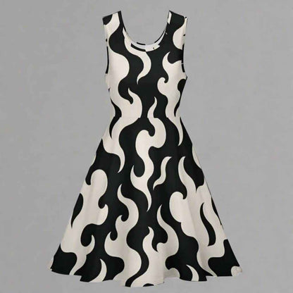 Puff Skater Dress