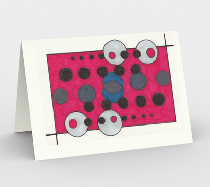 Set of 3 Blank Greeting Cards | 5 x 7 | Retro