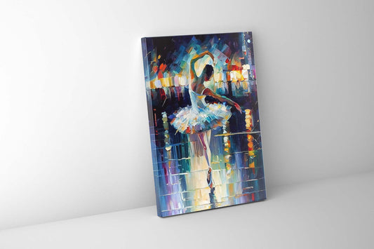 Wandbild Balletttänzerin -Leinwand Kunstdruck-