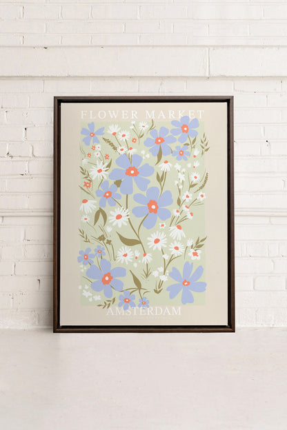 AMSTERDAM BLOOM, Oeuvre sur toile étirée