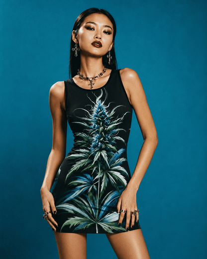 Blue Dream Sleeveless Tank Dress