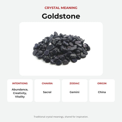 Blue Goldstone Tumbled Stones (Synthetic)