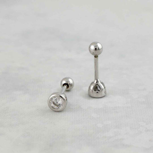 Boucles d'oreilles Classiques en argent sterling