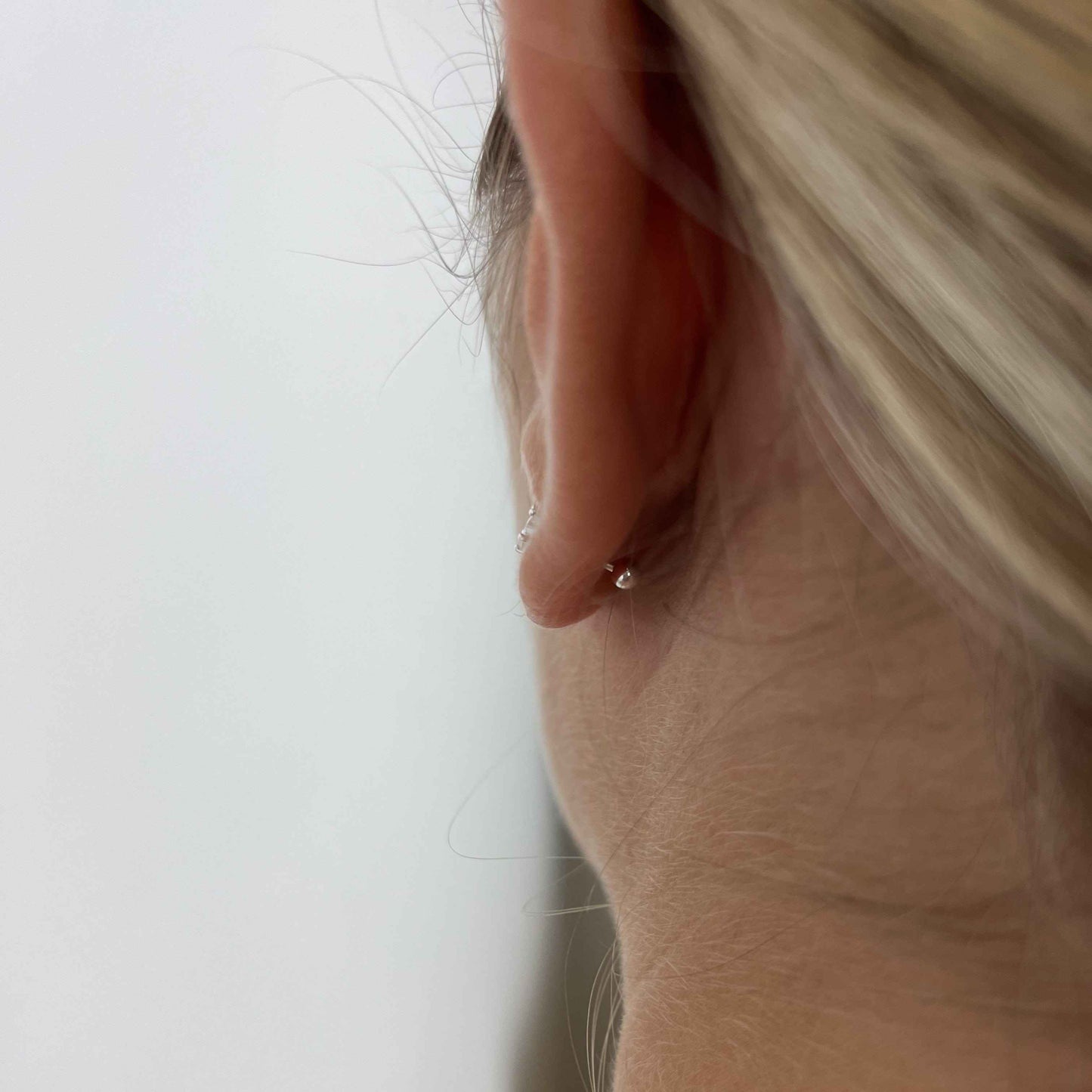 Boucles d'oreilles Lunes en argent sterling