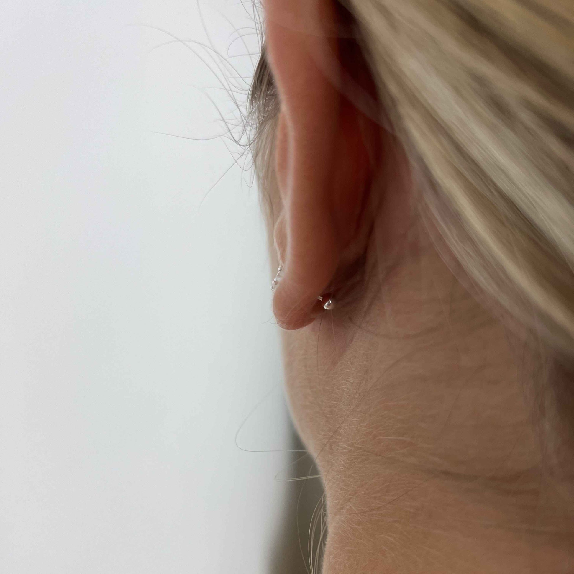 Boucles d'oreilles Lunes en argent sterling