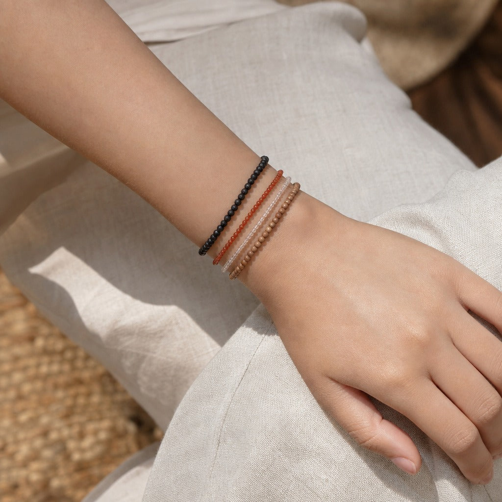 Brown Goldstone Bracelet - 2-3mm