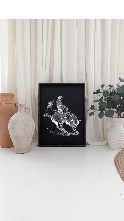 Bucking Bronco Sign - AURABAGS SHOP
