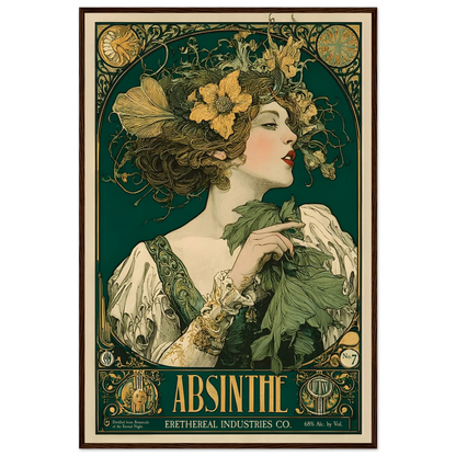 L’Absinthe d’Ombre - Poster & Framed Print