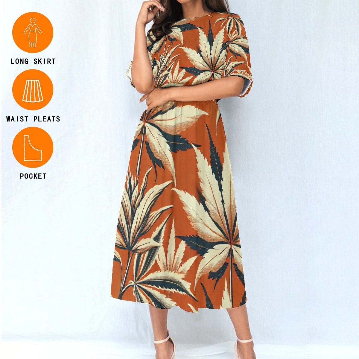 Cali Midi Pocket dress
