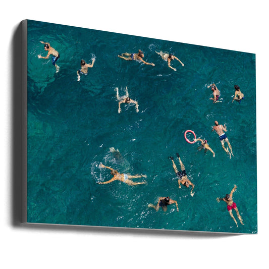 Wandkunst Blaues Wasser Schwimmen