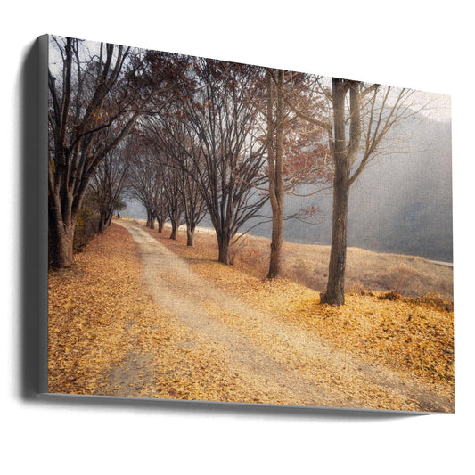 Wandkunst Mitten im Herbst
