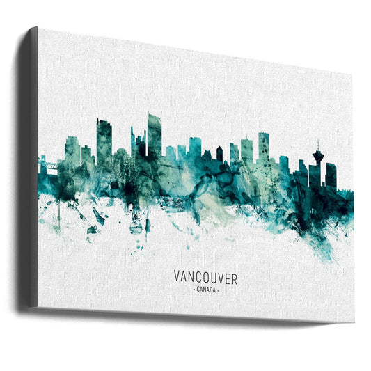 Wandbild Vancouver Kanada Skyline