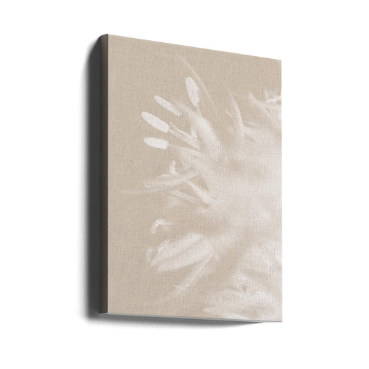 Wandbild Blume Beige_1
