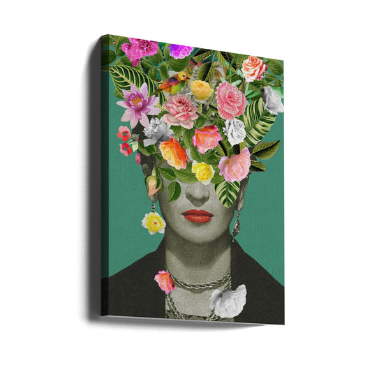 Wandbild Blumen Frida