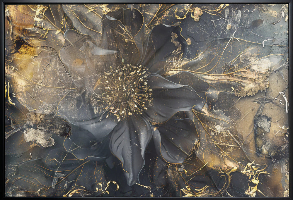 Wandbild Blumen Blumenkunst Illustration Wandkunst 045