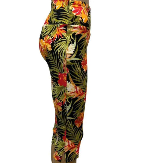 Capri femme vert feuille