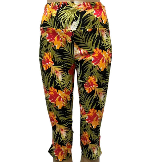 Capri femme vert feuille