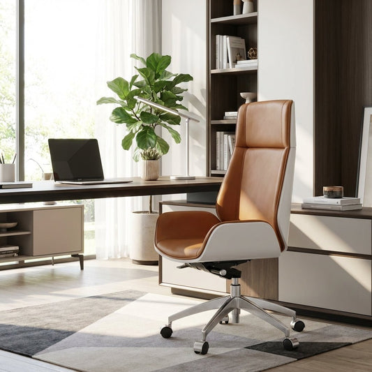 Cartagena Premium Two-Tone Leather Office Chair